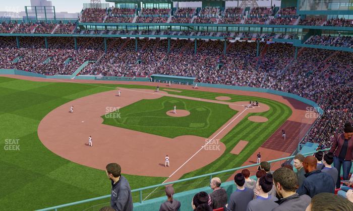 Fenway Park - Section Left Field Aura Pavilion Reserved 16 Seat View