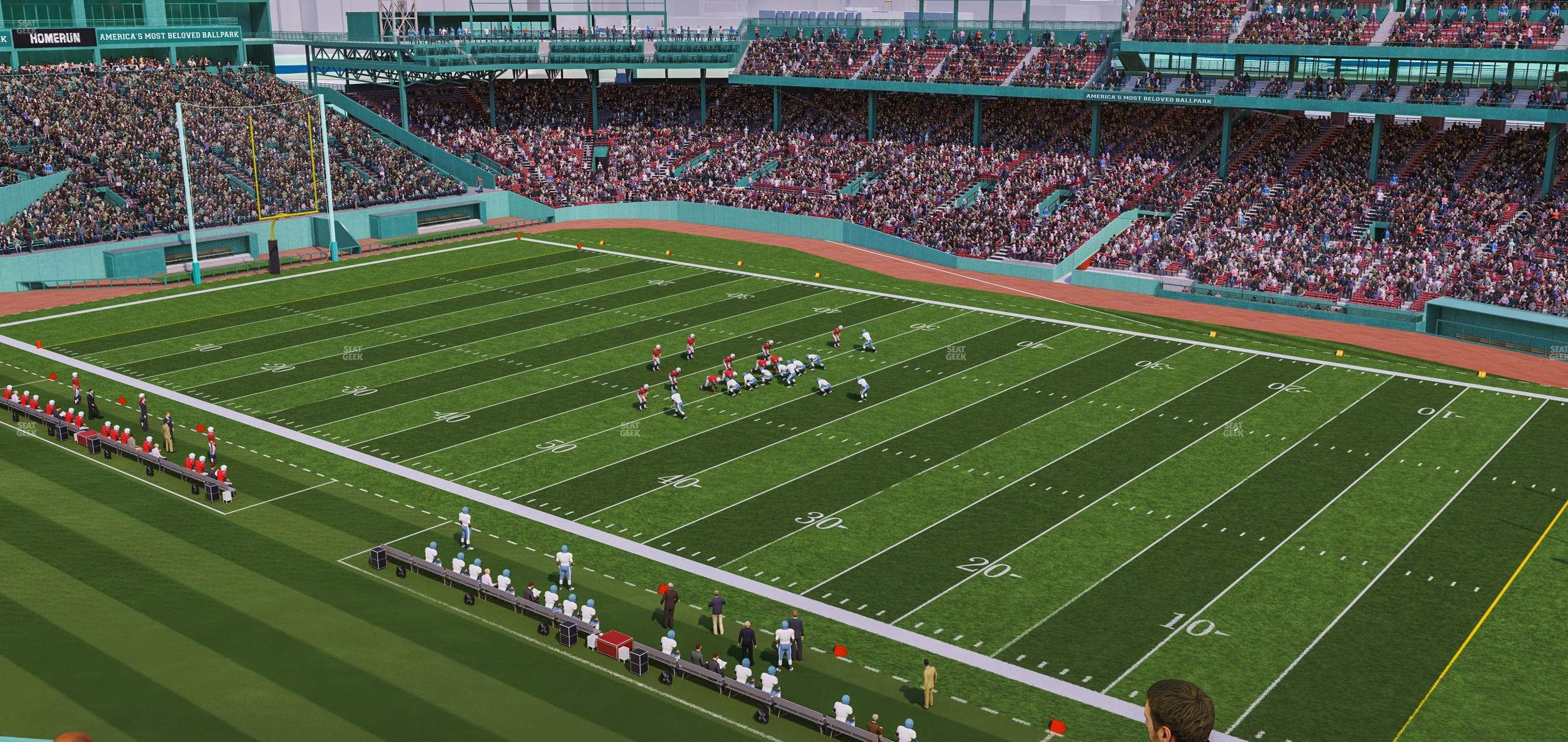 Fenway Park - Section Left Field Aura Pavilion Reserved 16 Seat View