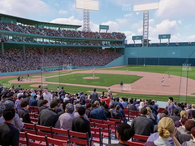 Fenway Park - Section Loge Box 109 Seat View