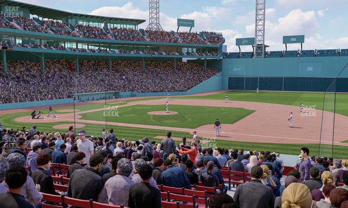 Fenway Park - Section Loge Box 109 Seat View