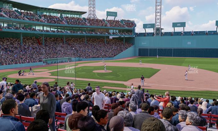 Fenway Park - Section Loge Box 110 Seat View
