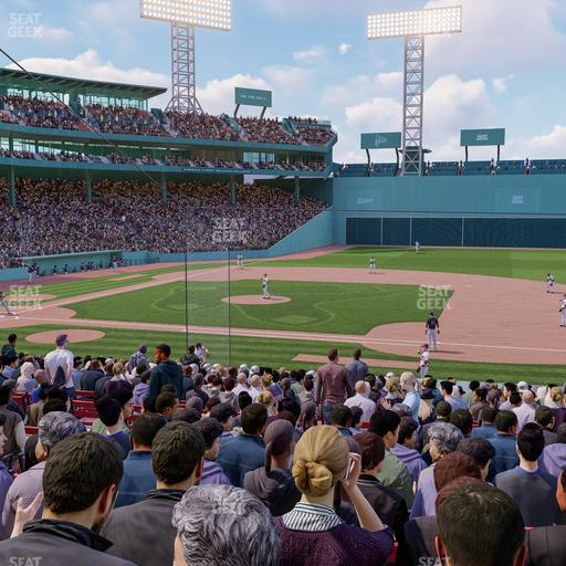 Fenway Park - Section Loge Box 112 Seat View