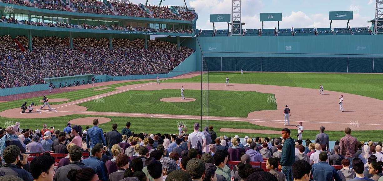 Fenway Park - Section Loge Box 114 Seat View