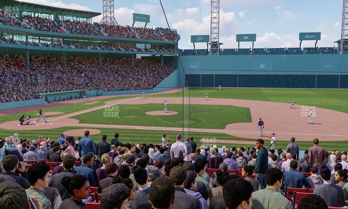Fenway Park - Section Loge Box 114 Seat View