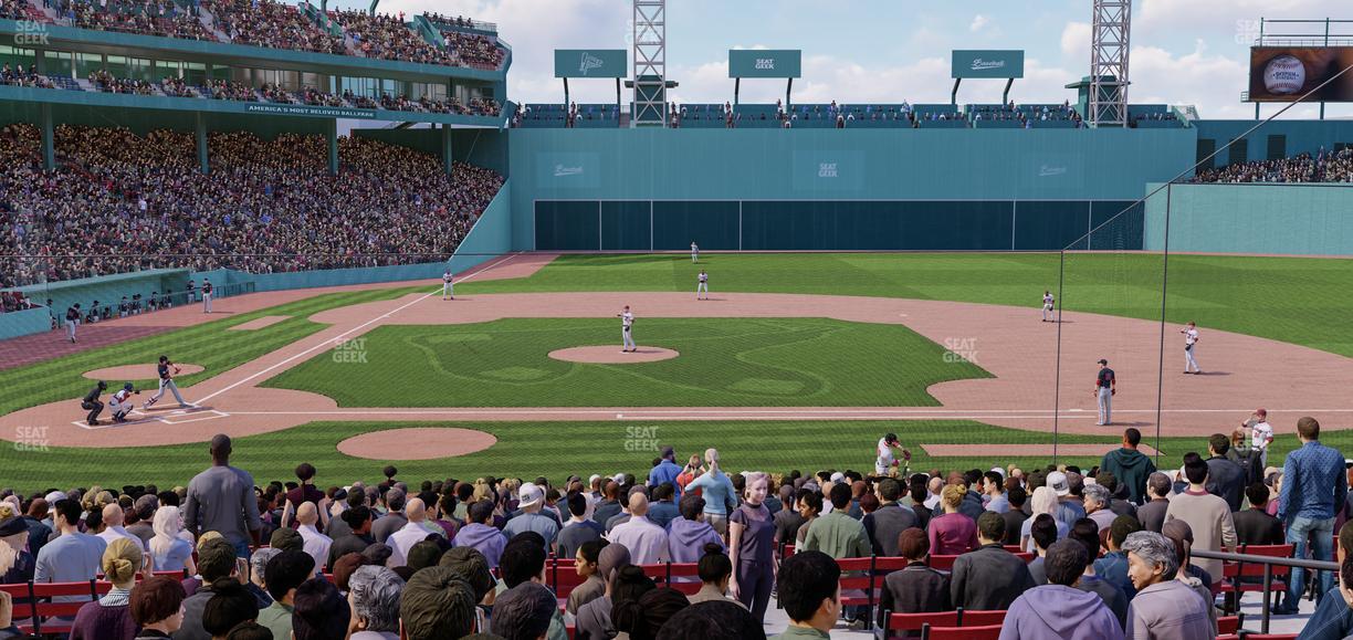 Fenway Park - Section Loge Box 118 Seat View