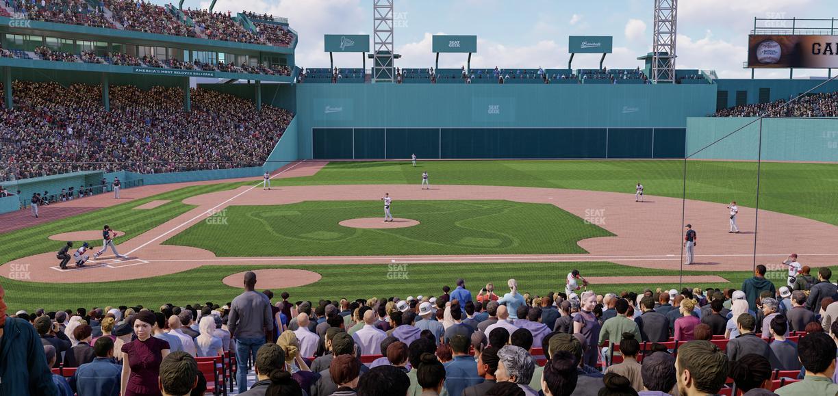 Fenway Park - Section Loge Box 119 Seat View