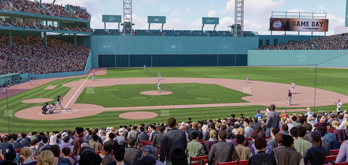 Fenway Park - Section Loge Box 121 Seat View