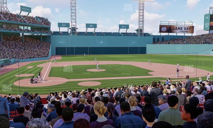 Fenway Park - Section Loge Box 122 Seat View