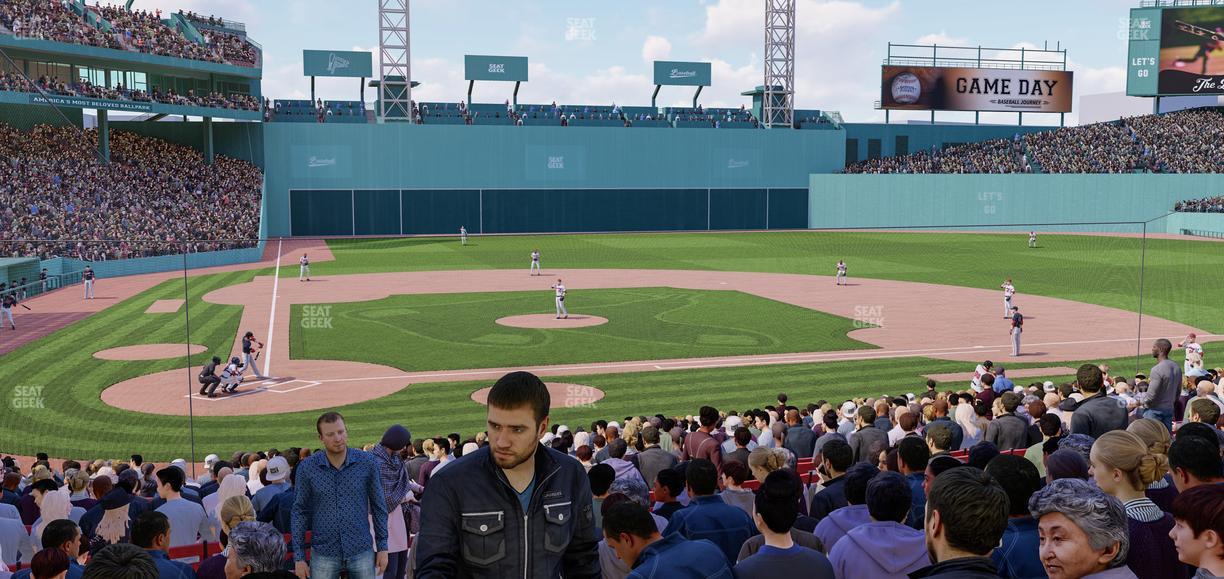 Fenway Park - Section Loge Box 123 Seat View