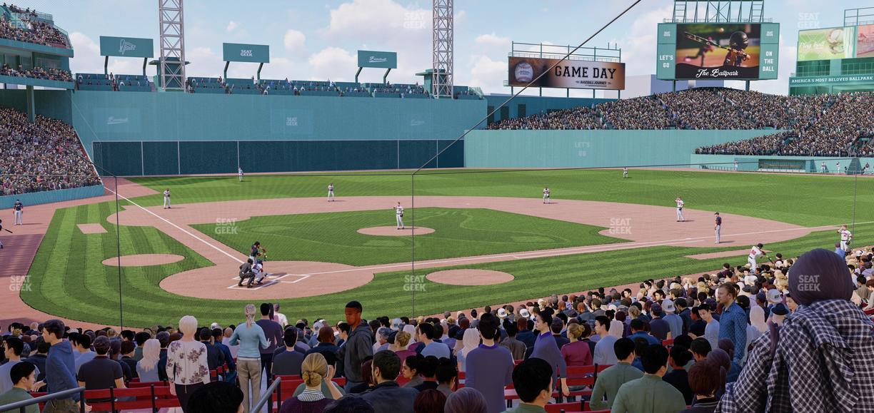 Fenway Park - Section Loge Box 126 Seat View