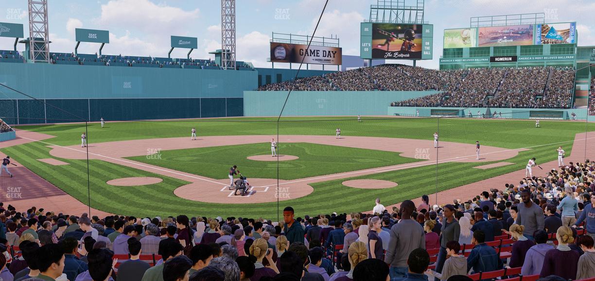 Fenway Park - Section Loge Box 129 Seat View