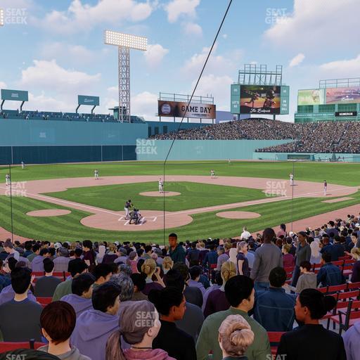 Fenway Park - Section Loge Box 129 Seat View