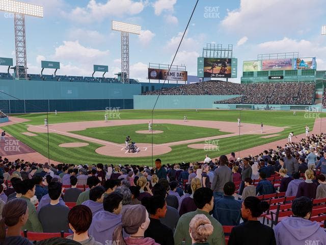 Fenway Park - Section Loge Box 129 Seat View