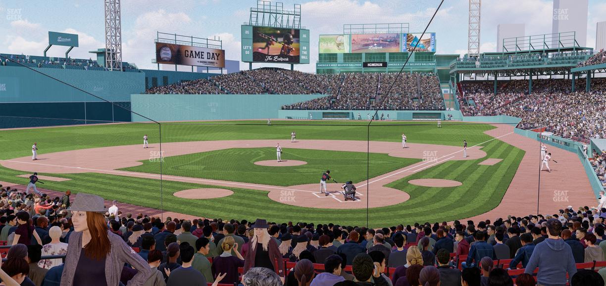 Fenway Park - Section Loge Box 133 Seat View