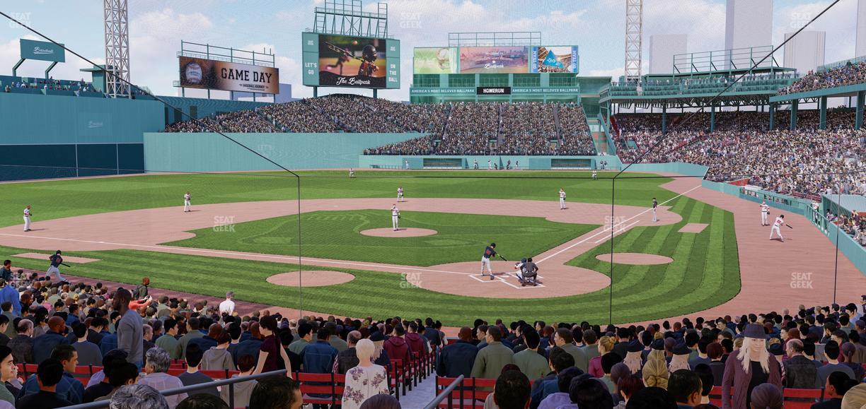 Fenway Park - Section Loge Box 134 Seat View