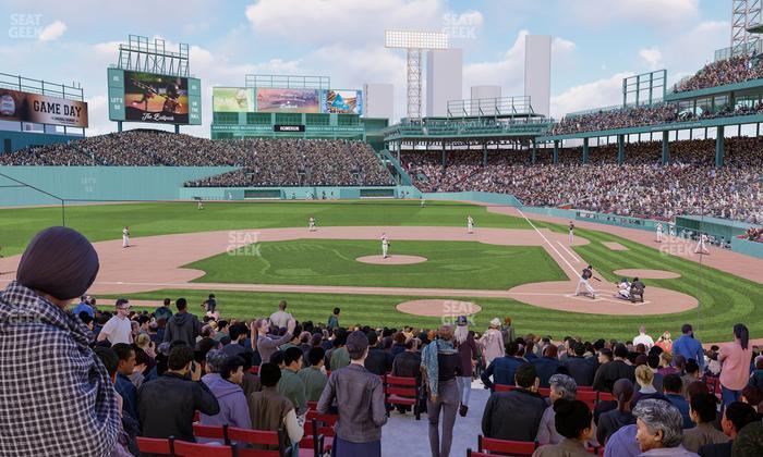 Fenway Park - Section Loge Box 141 Seat View