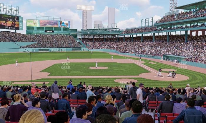 Fenway Park - Section Loge Box 144 Seat View