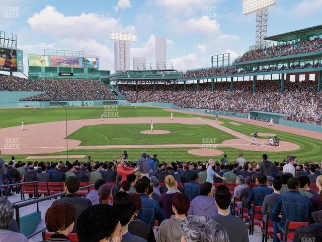 Fenway Park - Section Loge Box 145 Seat View