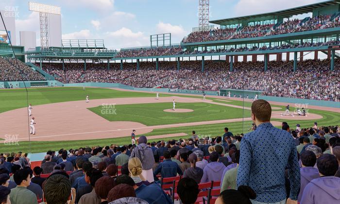 Fenway Park - Section Loge Box 153 Seat View