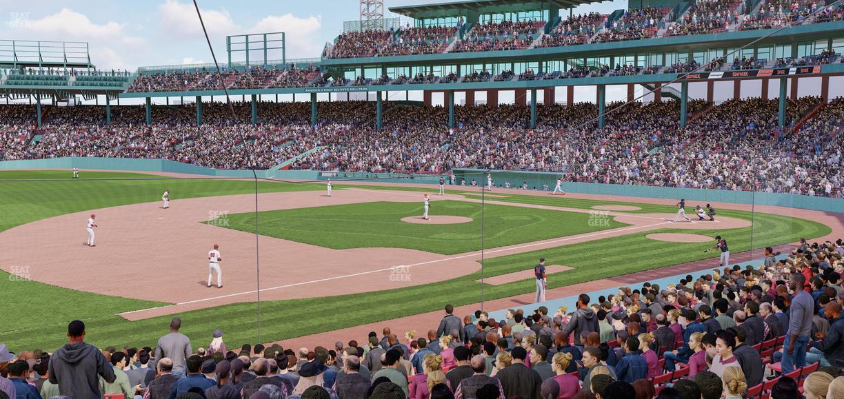 Fenway Park - Section Loge Box 158 Seat View
