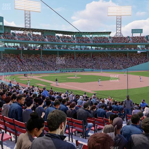Fenway Park - Section Loge Box 98 Seat View