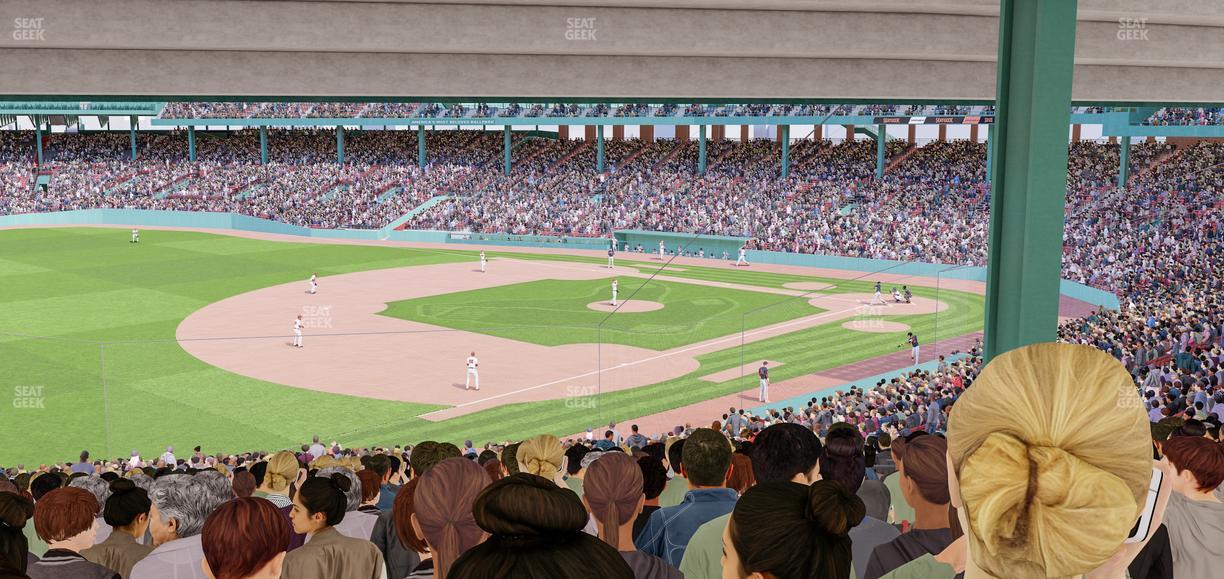 Fenway Park - Section Lower Left Field Sro Seat View
