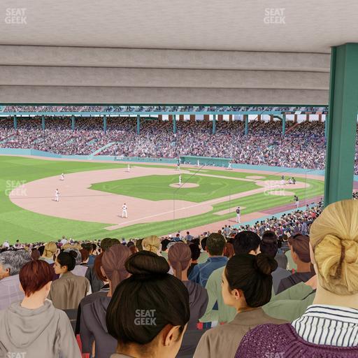 Fenway Park - Section Lower Left Field Sro Seat View