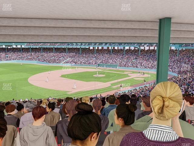 Fenway Park - Section Lower Left Field Sro Seat View