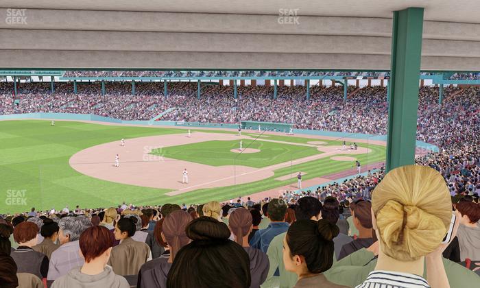 Fenway Park - Section Lower Left Field Sro Seat View