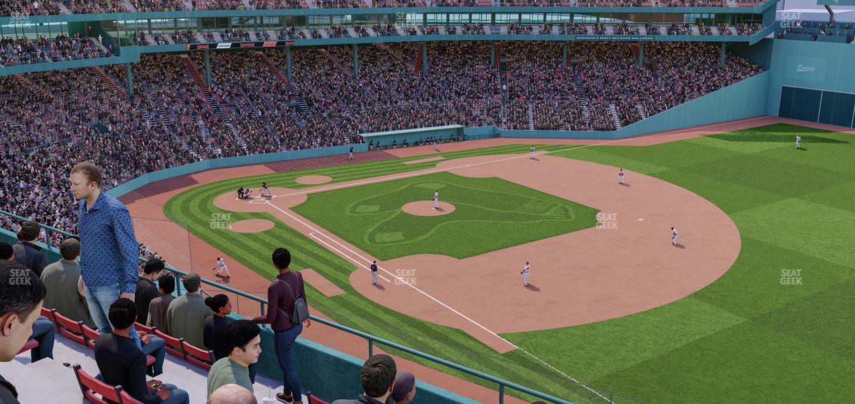Fenway Park - Section Right Field Aura Pavilion Reserved 15 Seat View