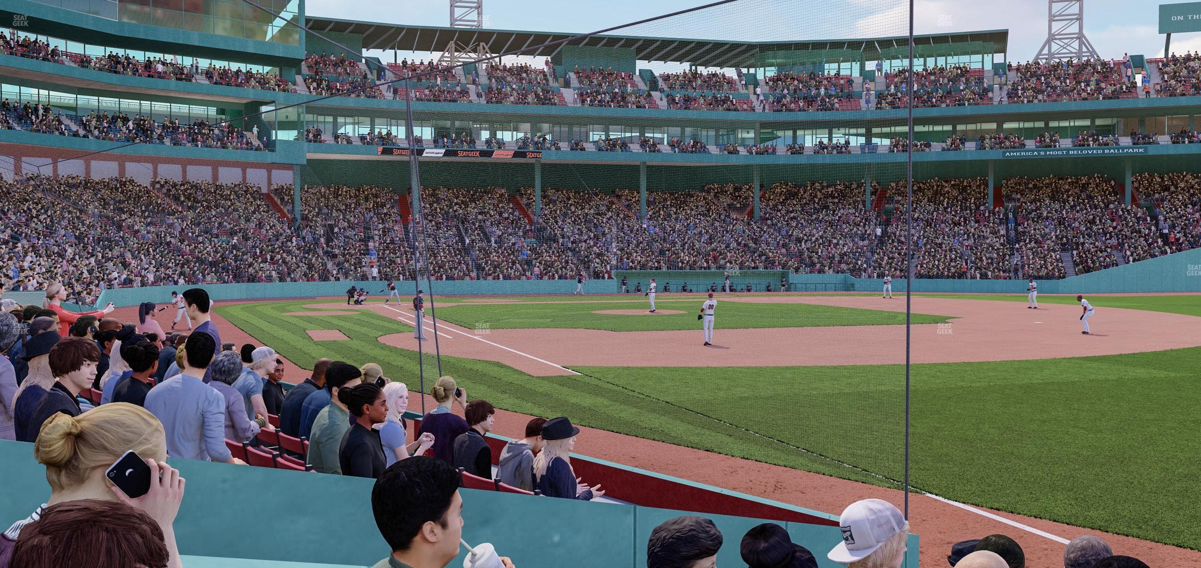Fenway Park - Section Right Field Box 8 Seat View