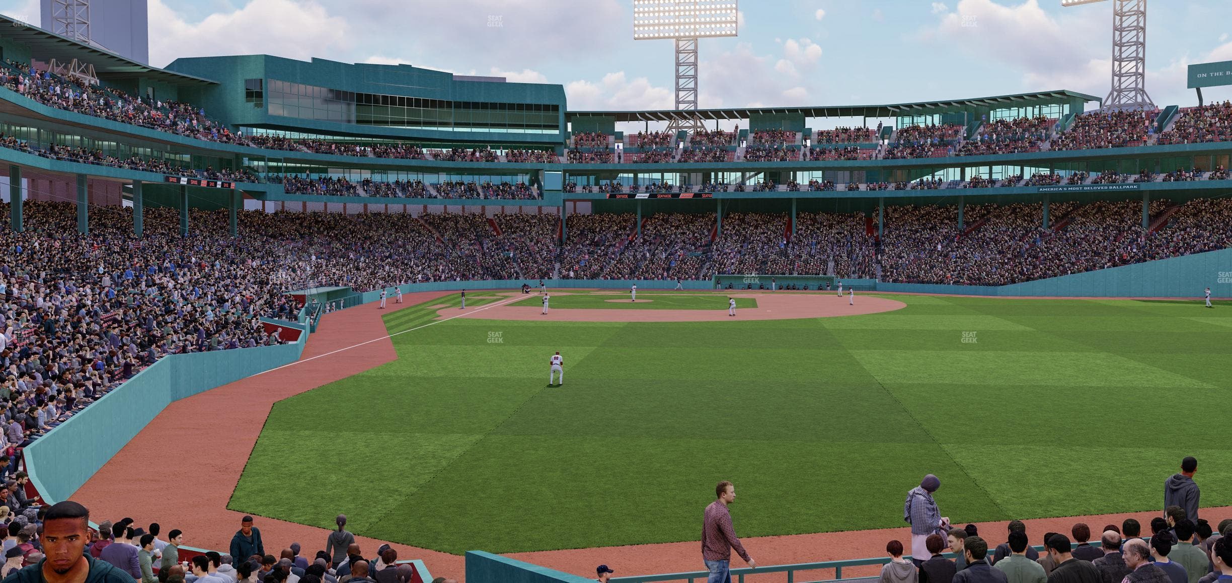 Fenway Park - Section Right Field Box 87 Seat View
