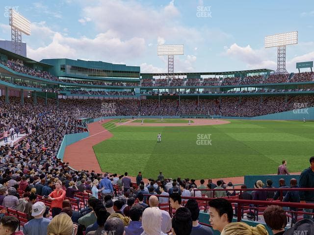 Fenway Park - Section Right Field Box 88 Seat View