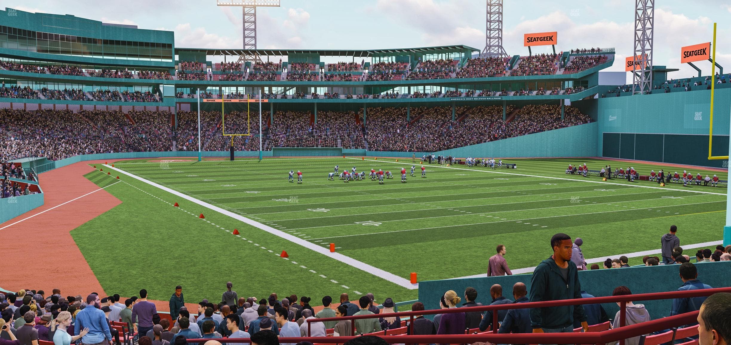 Fenway Park - Section Right Field Box 88 Seat View