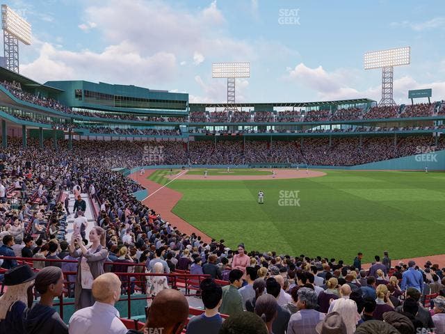 Fenway Park - Section Right Field Box 89 Seat View