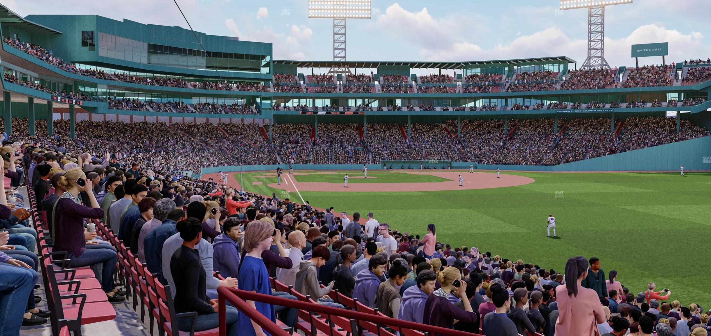 Fenway Park - Section Right Field Box 91 Seat View