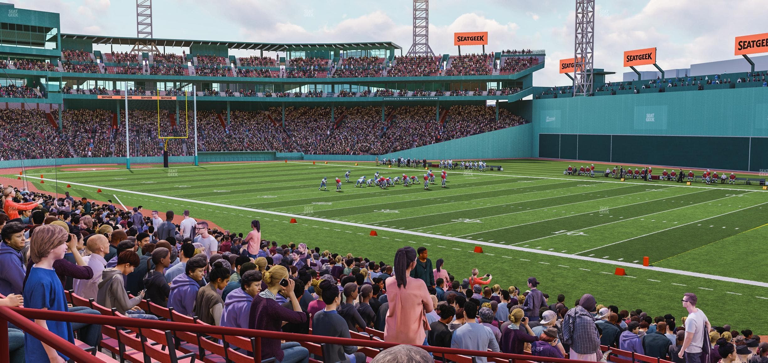 Fenway Park - Section Right Field Box 91 Seat View