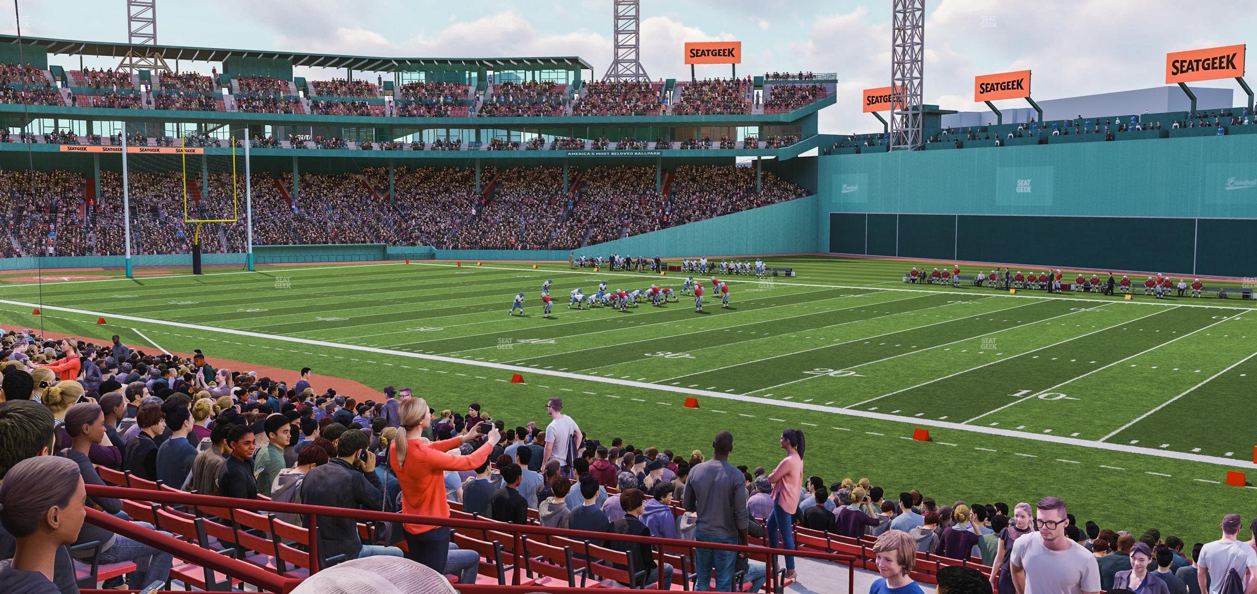 Fenway Park - Section Right Field Box 92 Seat View
