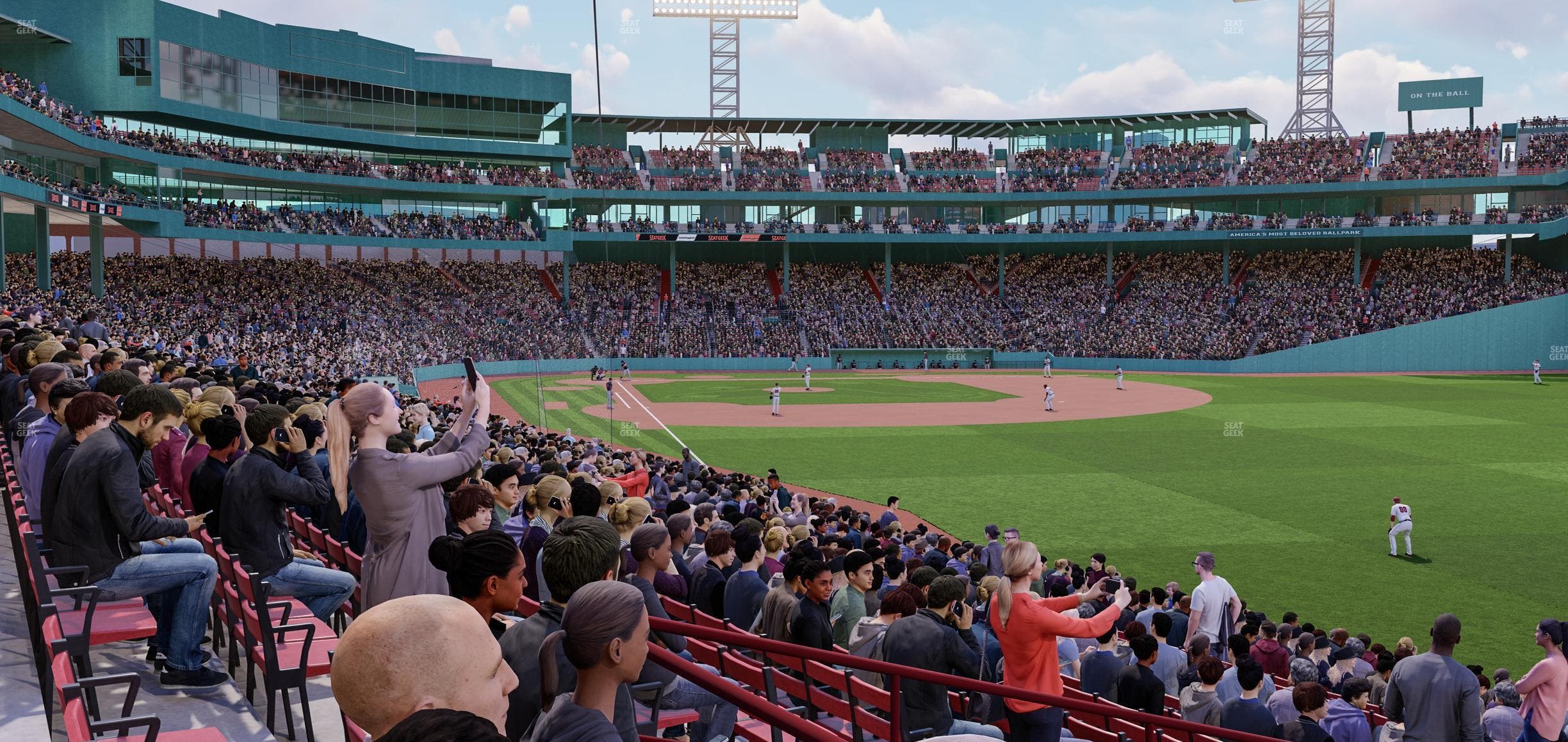 Fenway Park - Section Right Field Box 92 Seat View