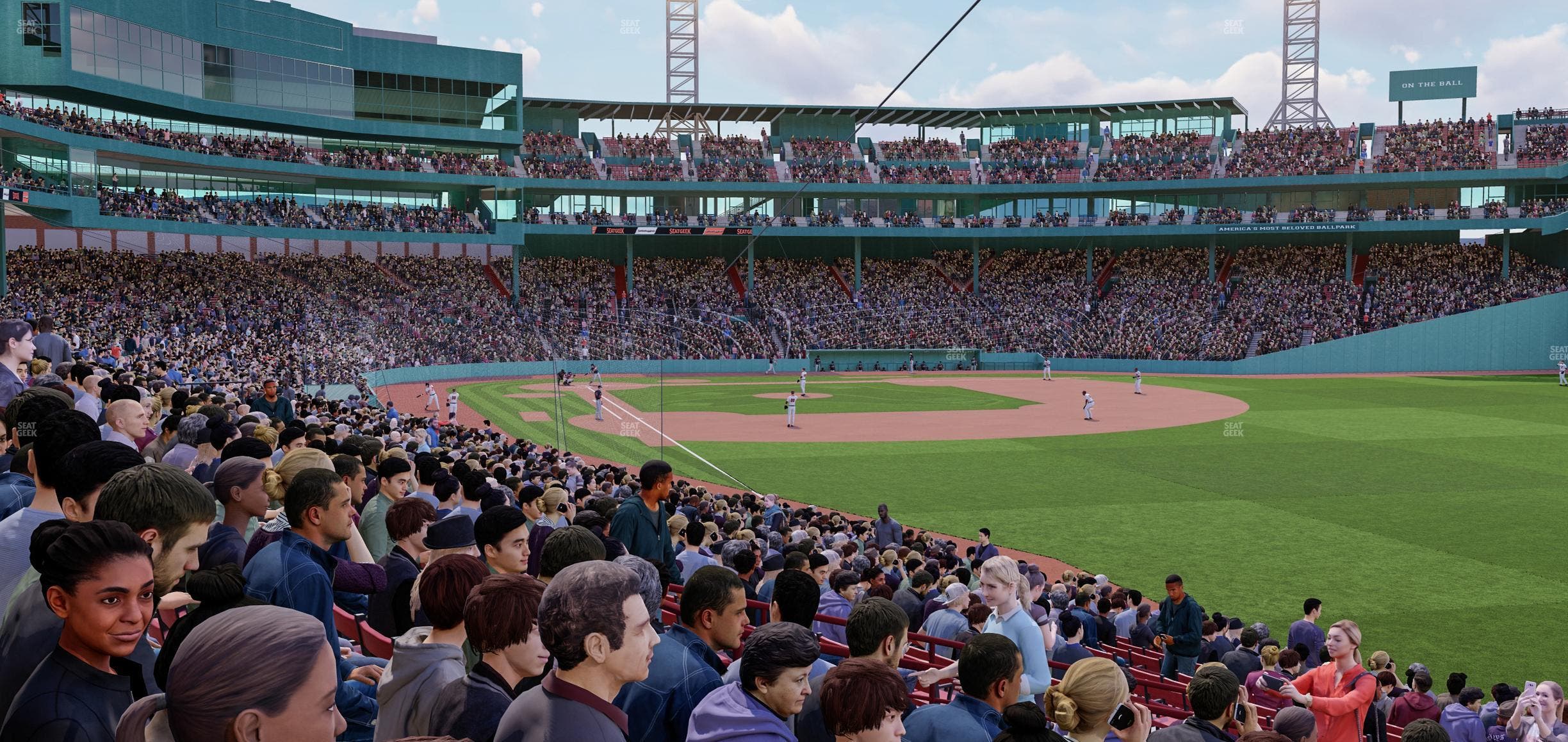 Fenway Park - Section Right Field Box 93 Seat View