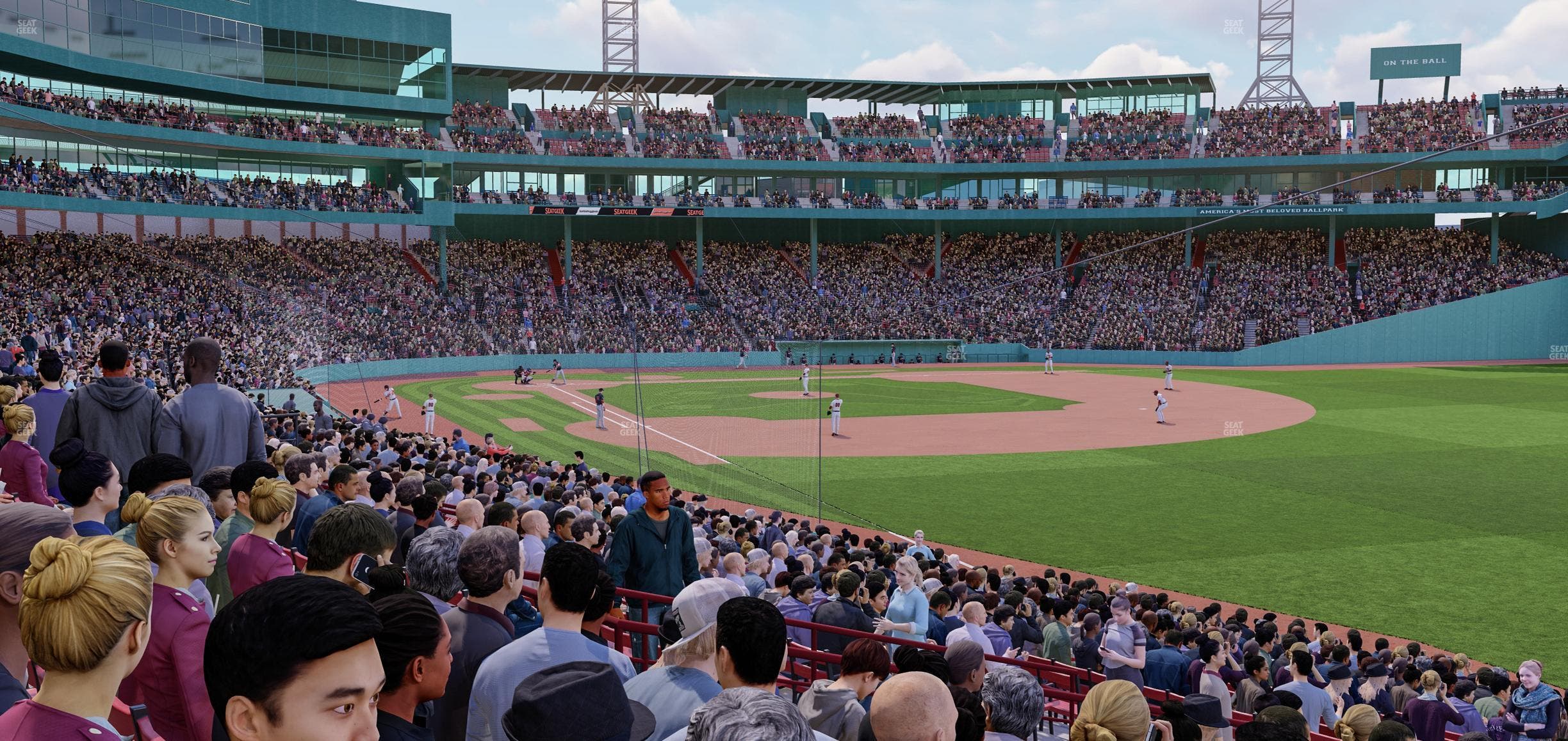 Fenway Park - Section Right Field Box 94 Seat View