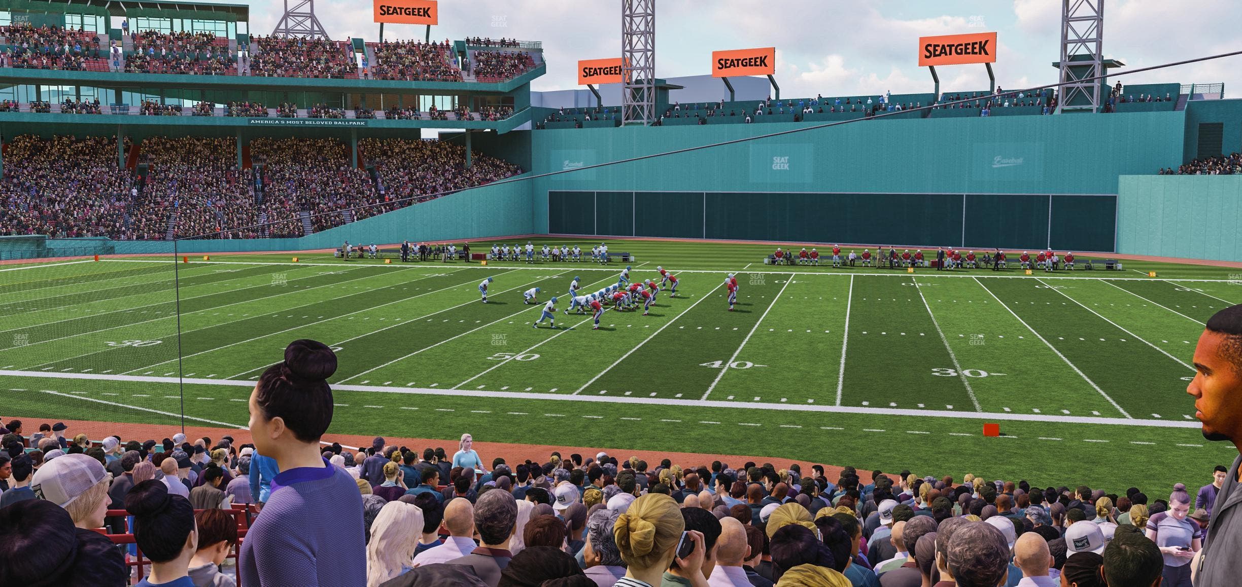 Fenway Park - Section Right Field Box 95 Seat View