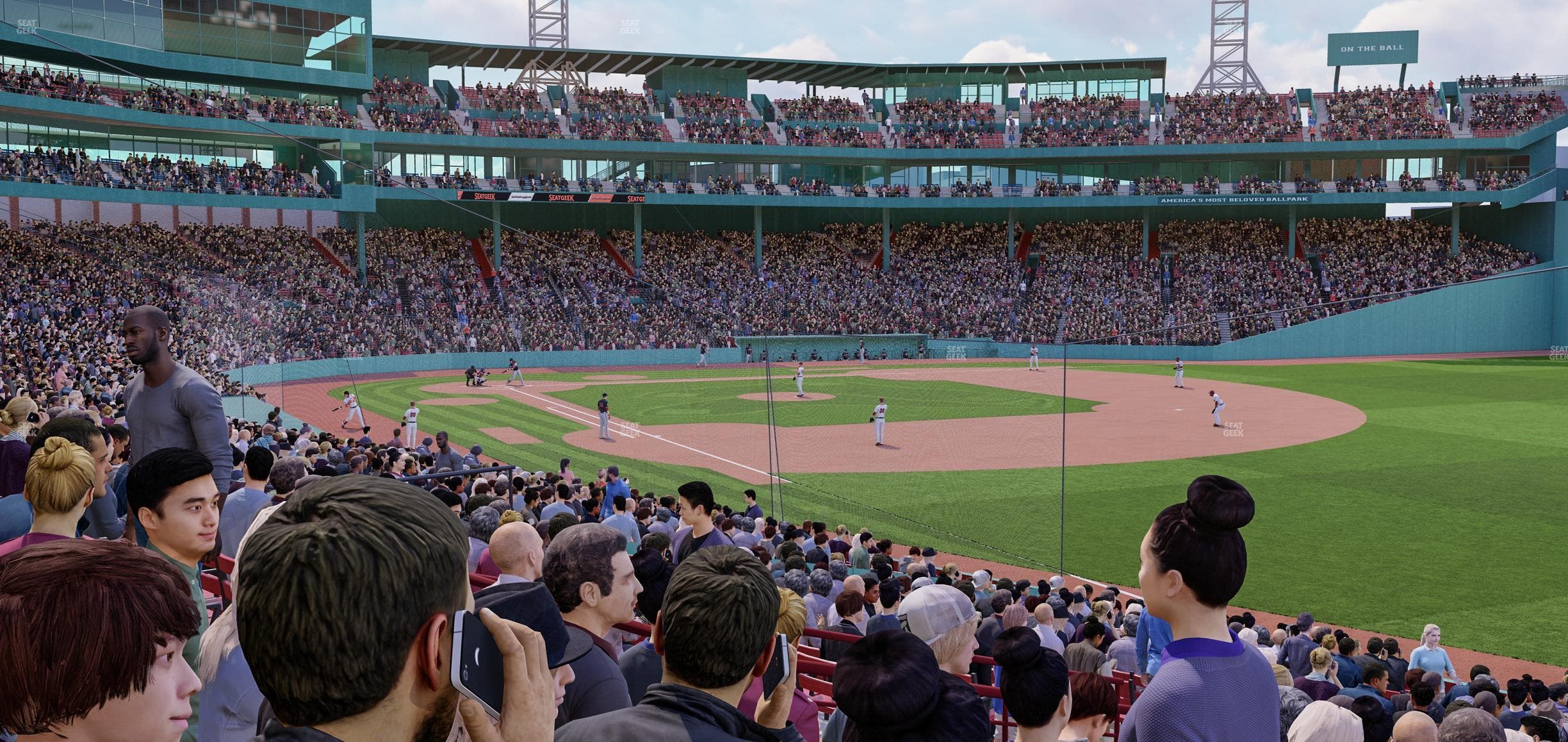 Fenway Park - Section Right Field Box 95 Seat View