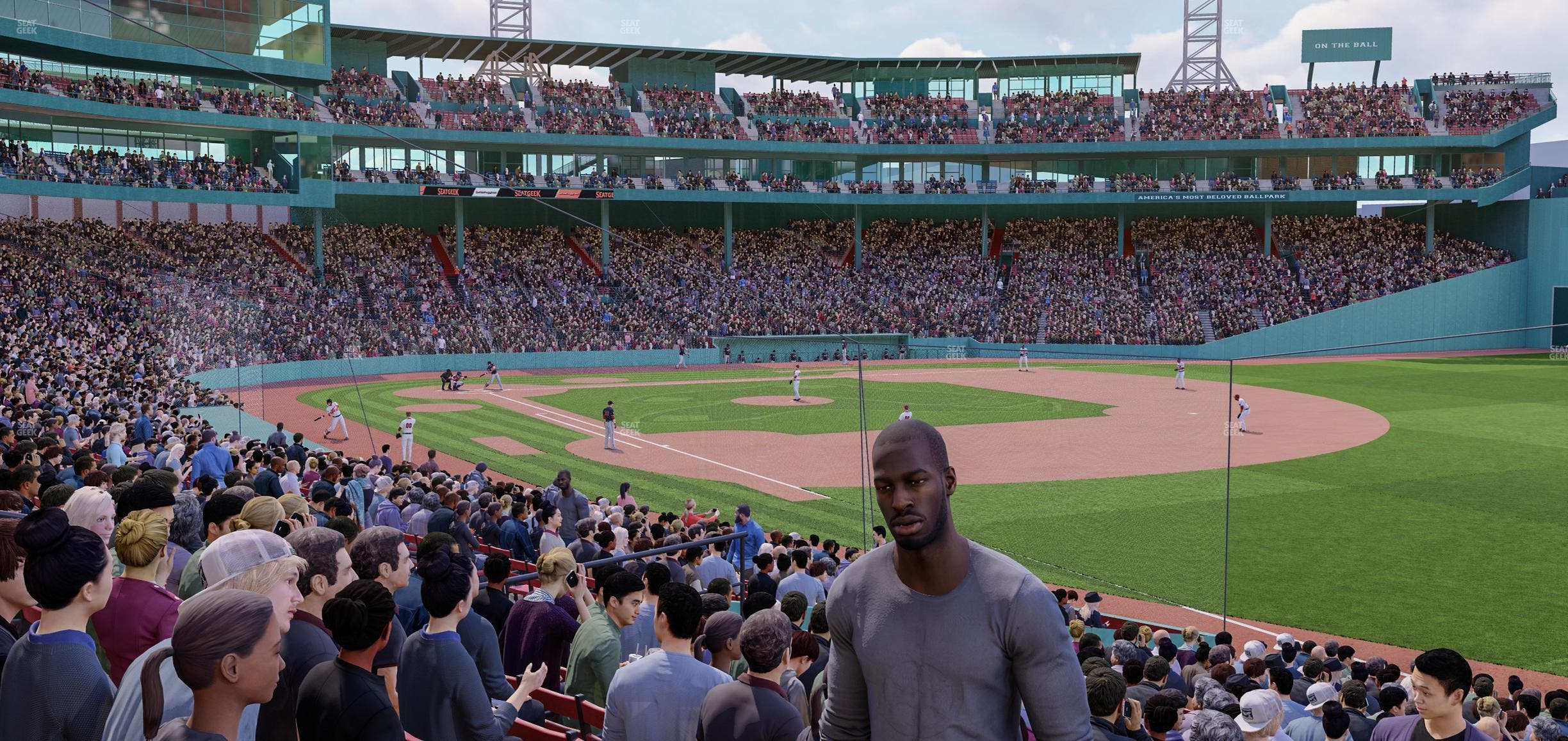 Fenway Park - Section Right Field Box 96 Seat View
