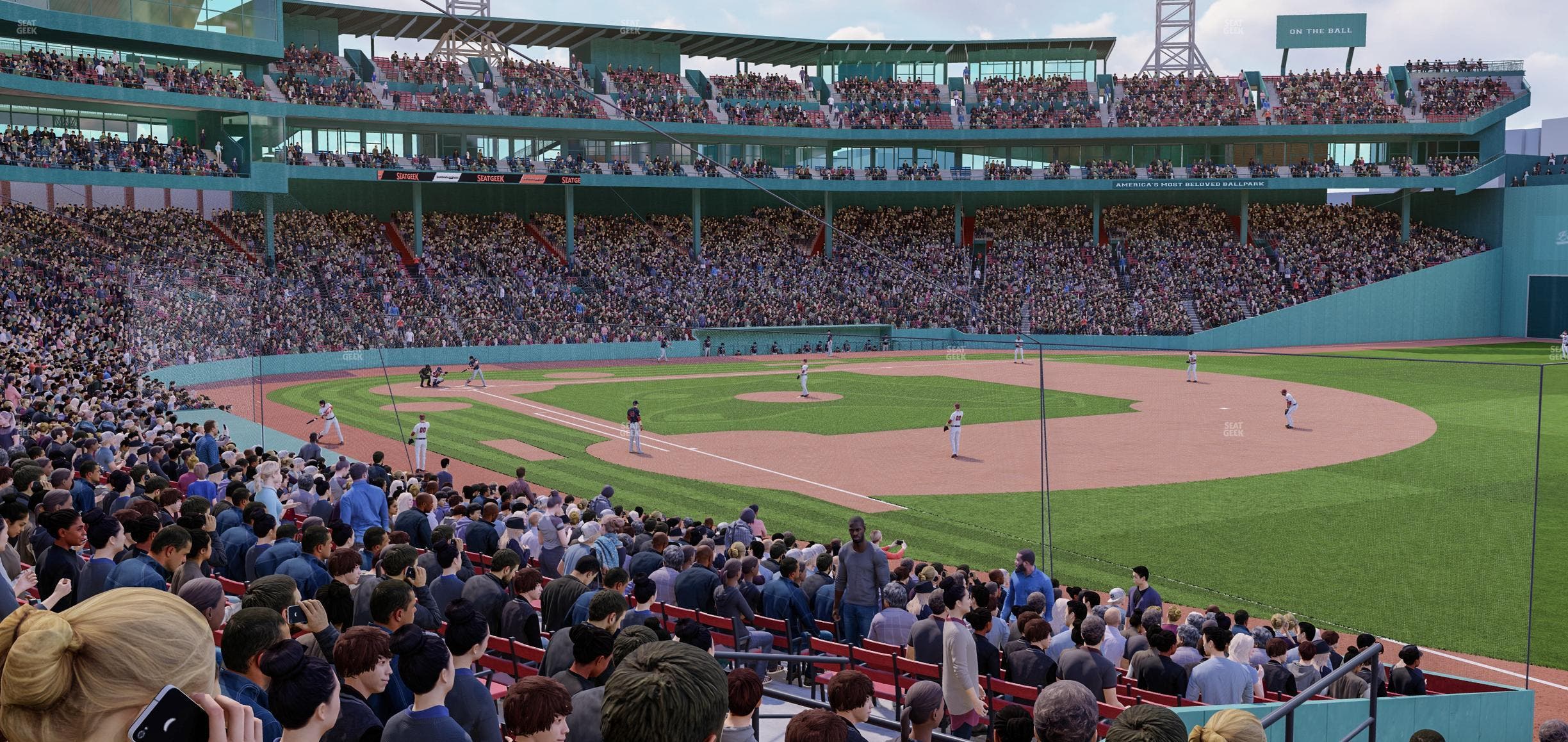 Fenway Park - Section Right Field Box 97 Seat View