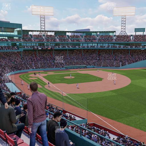 Fenway Park - Section Right Field Roof Box 27 Seat View