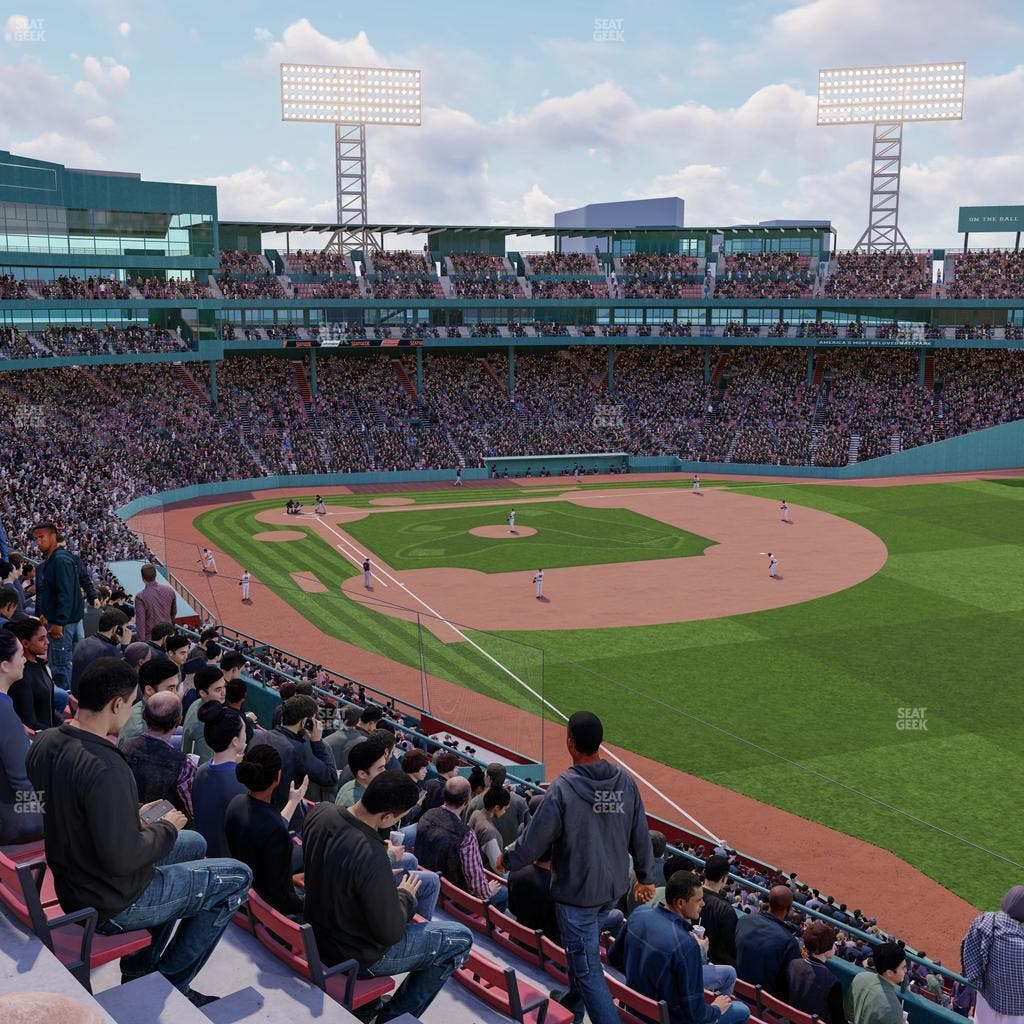Fenway Park - Section Right Field Roof Box Sro Seat View