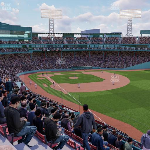 Fenway Park - Section Right Field Roof Box Sro Seat View
