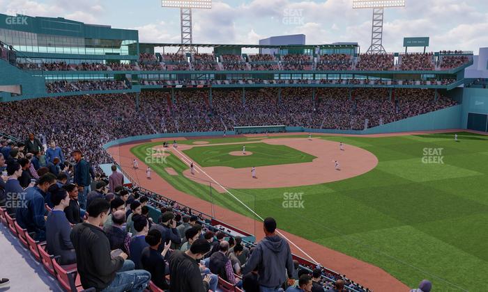 Fenway Park - Section Right Field Roof Box Sro Seat View