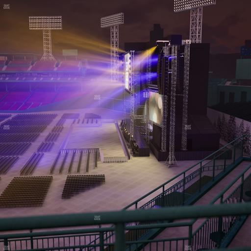 Fenway Park - Section Right Field Roof Deck Barstools A Seat View